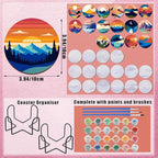 Reallnaive 16 Pcs Mountain Paint by Numbers Kit - Image 2