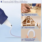 Halobios Hot Glue Gun with Preheating, 20 Glue Sticks, Full Size - Image 4