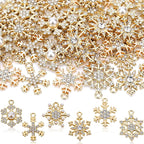 Landical 50 Pcs Winter Snowflake Charms by Landical