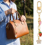 LXUEJIE 20 Pcs Gold Keychain Making Kit, Metal Bag Charms - Image 4