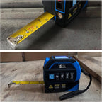 4-in-1 Laser Tape Measure with Laser Level Crosshairs |130ft/40m Laser - Image 7