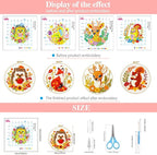 Zhenqing Autumn Animals Cross Stitch Kit - Image 5