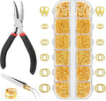 1200 Pcs Jump Rings for Jewelry Making Supplies, Necklace Repair Kit by QulltkClasp