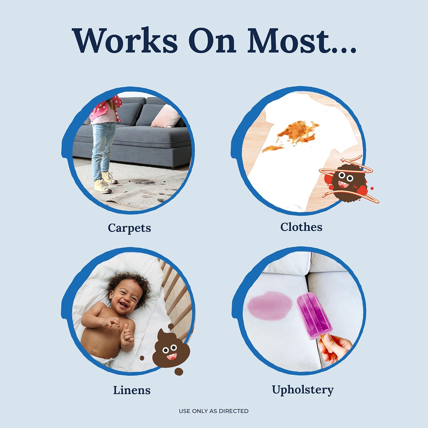 Miss Mouth's Messy Eater Stain Treater Spray - 4oz & 10 Wipes Stain Remover - Newborn & Baby Essentials - No Dry Cleaning Food, Grease, Coffee Off Laundry, Underwear, Fabric