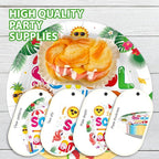 96Pcs So Long School Hello Summer Party Decoration Colorful Sun Popsicle Plates - Image 6