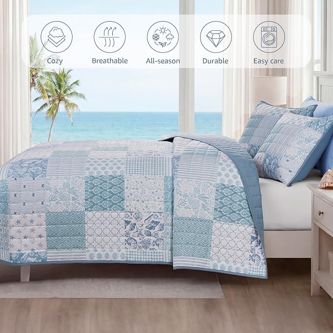 CASAAGUSTO Twin Quilt Set - Image 4