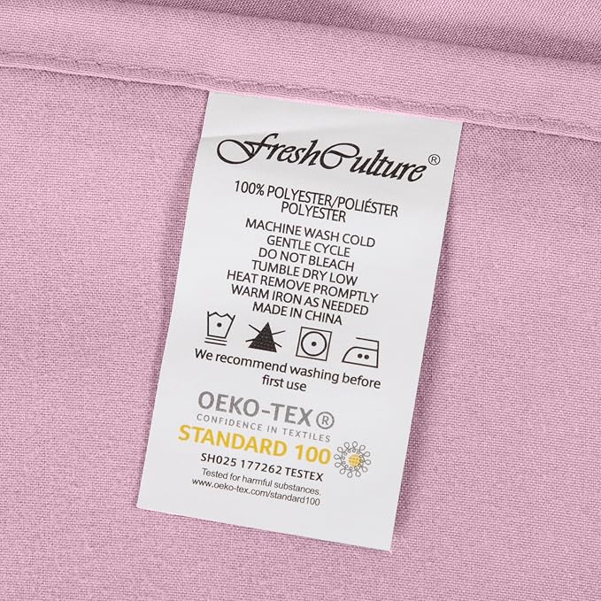 FreshCulture Queen Flat Sheets Only 2 Pack - Image 7