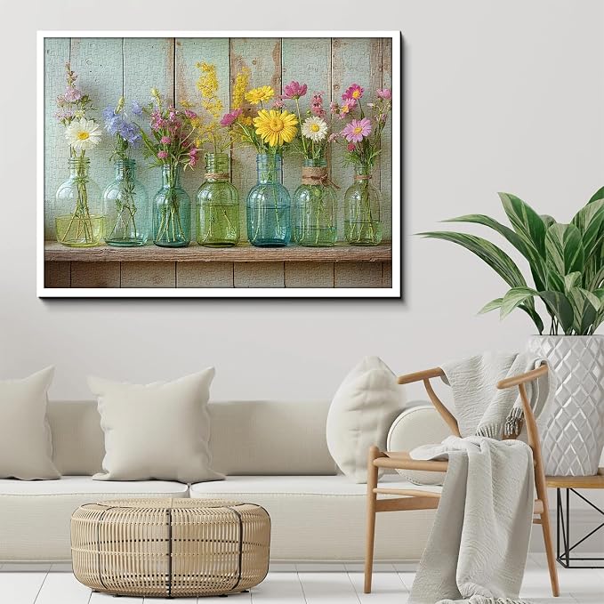 Wildflower 1000 Piece Puzzle for Adults, PICKFORU Whispering Blooms Summer - Image 7