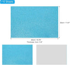 PATIKIL Blue Shiny EVA Glitter Foam Sheet 16x12 Inch 2mm Thick - Image 2