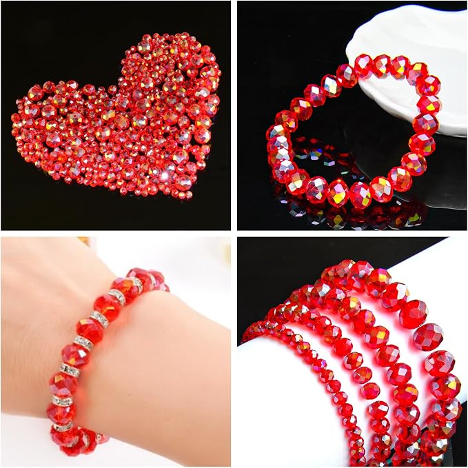 500Pcs 6mm Crystal Glass Beads for Jewelry Making Beads for Bracelets Necklace - Image 5