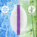 BETU Cooling Pillows Queen Size Set of 2, Shredded Memory Foam Pillows Cool - Image 2