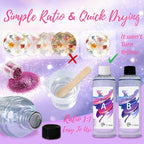 RNYBFPT Epoxy Resin Kit for Beginners, 18oz Crystal Clear Resin - Image 3