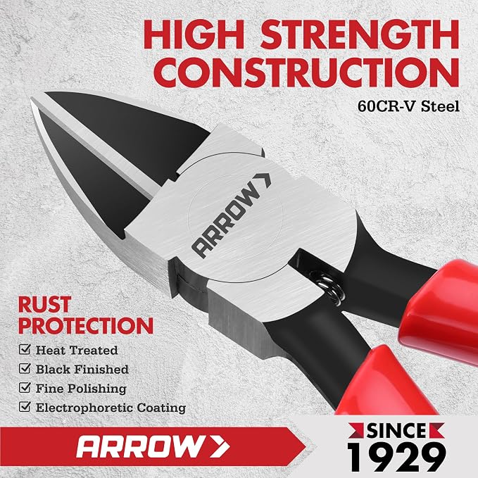 ARROW 6" Precision Wire Cutters - Image 3