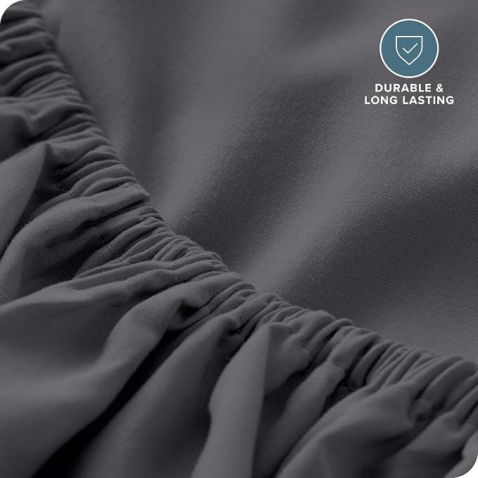 Bare Home Fitted Bottom Sheet Full XL Size - Image 5