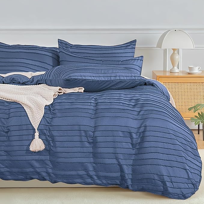 NEXHOME PRO Duvet Cover Full, 3 Pieces Boho Tufted Duvet Cover Set, Soft and by NEXHOMEPRO