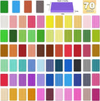 Ixiaoyoo 70 Colors Polymer Clay, Oven Bake DIY Modeling Clay - Image 2