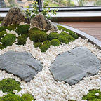 FANTIAN 40 lbs White Stones for Garden, 1-2 Inch Decorative Polished White - Image 8