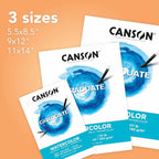 Canson Graduate Watercolor Pad, 5.5x8.5 inch, 20 Sheets | Artist Paper - Image 4