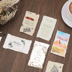 100 Sheets Watercolor Paper 2 x 3.5inch, 300 GSM Deckled Edge Paper - Image 7