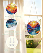 Acrylic Puzzle Suncatcher, Moon Canyon Sun Catcher - Image 7