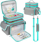 LEFOR·Z Small Sewing Supplies Organizer, Double-Layer Sewing Accessories by LEFOR%C2%B7Z