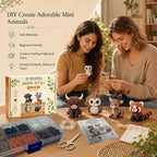 Temiaode 3D Beaded Animal Kit, 4 Pack DIY Bead Craft Set - Image 4