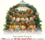 Mystic Garden Hall Puzzles Adults Gifts Wooden 100 Pieces 8.5 * 8.5in - Image 9