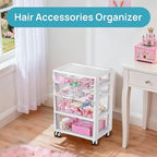 Vtopmart Plastic Drawer Storage Rolling Cart - Image 6