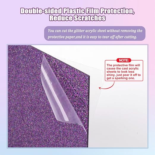 Adrattnay Glitter Acrylic Sheets - Image 4