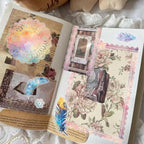 130 Pcs Pastel Fade-Resistant Lace Scrapbook Stickers - Image 5