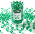 DomeStar 150PCS Fake Ice, Vase Fillers Green Acrylic Fake Diamonds Plastic Gems by DOMESTAR