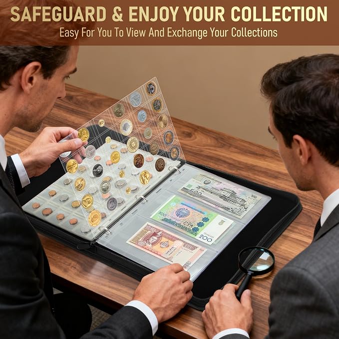 JoyHood Coin Collection Book, Coin Album Holder - Image 8