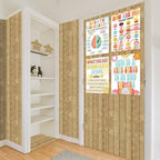 Inkspire Rustic Wood Bulletin Board Paper Roll, 14.8FTx47IN Large Reusable - Image 7