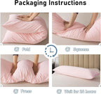 WhatsBedding Memory Foam Body Pillow - Image 7