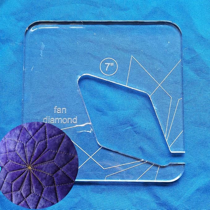 HONEYSEW Free Motion Quilting Template Series 5 by HONEYSEW