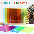 Cindeer 24 Pcs 8 x 8 Inch Colored Cast Acrylic Sheets 0.08'' Thick/ 2mm - Image 7
