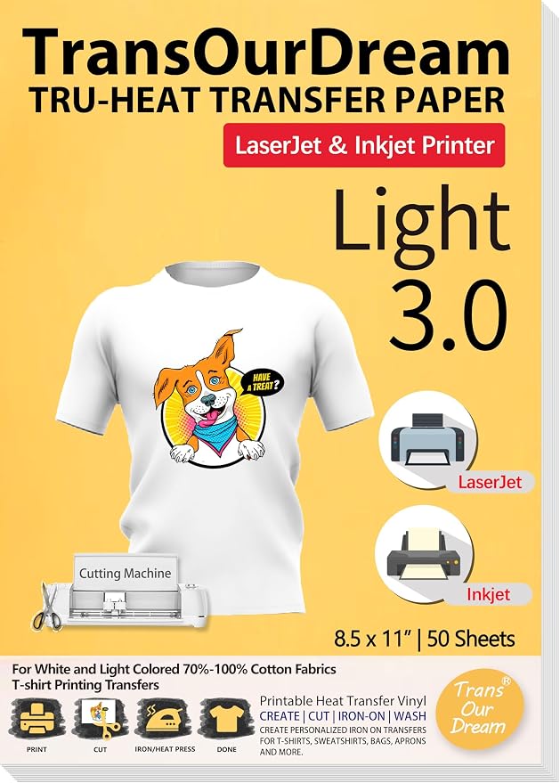 TransOurDream Tru-Heat Transfer Paper by TransOurDream
