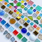 LITMIND 1.1 LB Irregular Glass Mosaic Tiles by LITMIND