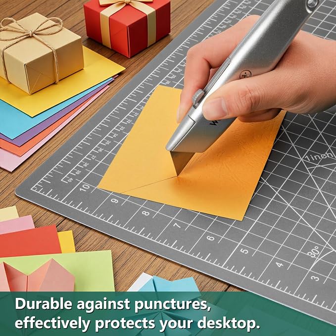WorkLion Self Healing Cutting Mat: 12''x18'' Double Sided Craft Cutting Mat - Image 6
