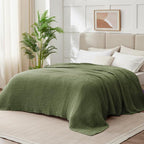 100% Cotton Muslin Blanket Twin 66" x 90", Breathable and Lightweight Twin - Image 8