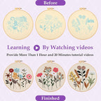 3 Sets Embroidery Kit, Cross Stitch Kits - Image 4