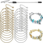 20 Pcs Snake Chain Charm Bracelet Chains by BRACELETMAKINGKIT