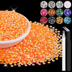 12000PCS 2mm Resin Jelly Rhinestones in Bulk, Bedazzling Flatback Crystals by BELLEBOOST