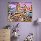 London Bridge Puzzles for Adults 1000 Pieces, Challenging Jigsaw Puzzles for - Image 4