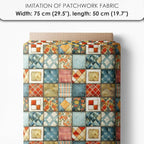 Patchwork Fish Cotton Fabric Panel – 6 Designs + Bonus Sheet 29.5×19.6 inch - Image 7