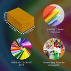 FabricLA Acrylic Felt Sheets for Crafts - Image 3