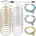 20 Pieces Snake Chain Charm Bracelet by BRACELETMAKINGKIT