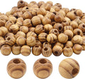 Natural Wooden Beads, 200 Pieces - 12mm Round by Aylifu