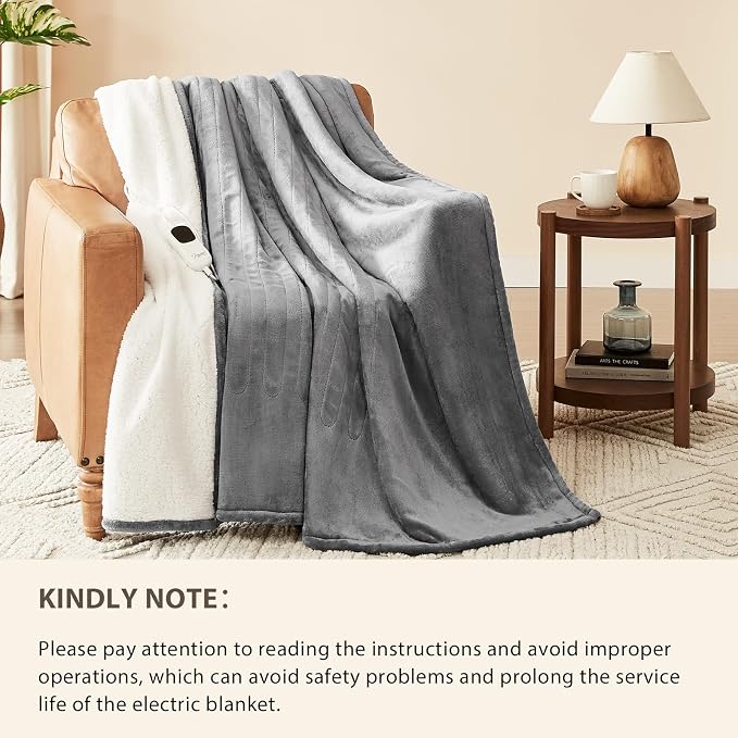 Homemate Heated Blanket Electric Throw - Image 6