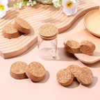 10Pcs Large Cork Stoppers Cork Bottle Stopper Wooden Tapered Corks Plug Beer - Image 5